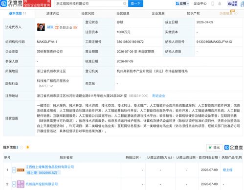 煌上煌成立科技公司，加码人工智能基础软件开发业务